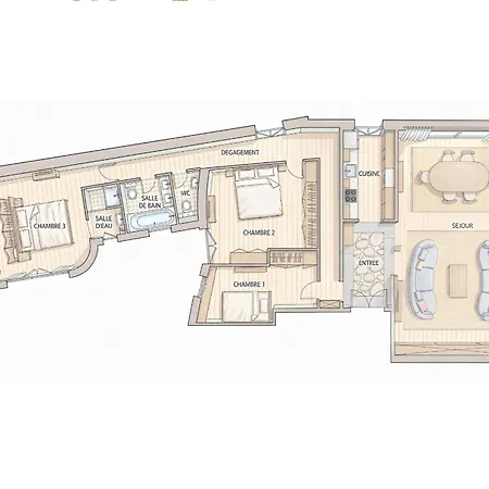 Elegant 3br By Arc De Triomphe By Melvane Luxury
